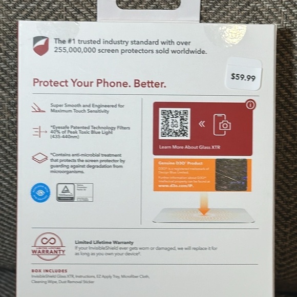 NWT ZAGG Invisible Shield Glass XTR iPhone 13 Pro Max Screen Protector - Picture 5 of 6